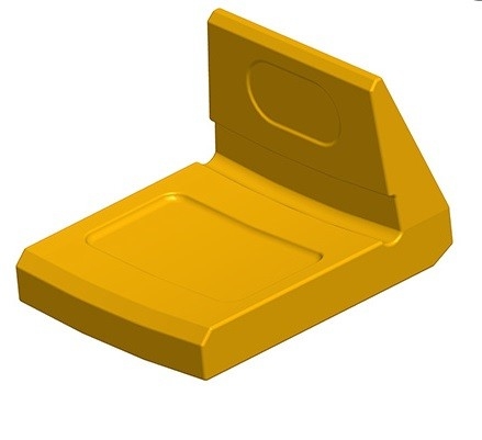 Casting Excavator Bucket Heel Shrouds Corner Wear Shoe For  6040